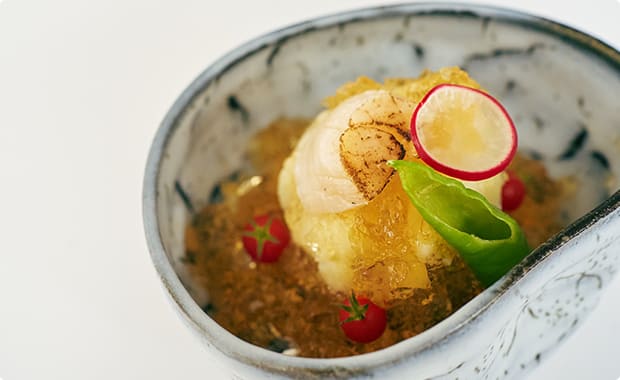 旬材のお料理