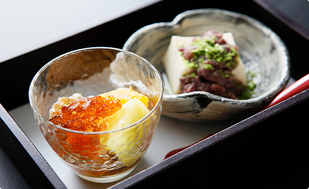 旬材のお料理